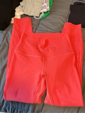 lululemon athletica Coral Pink Leggings